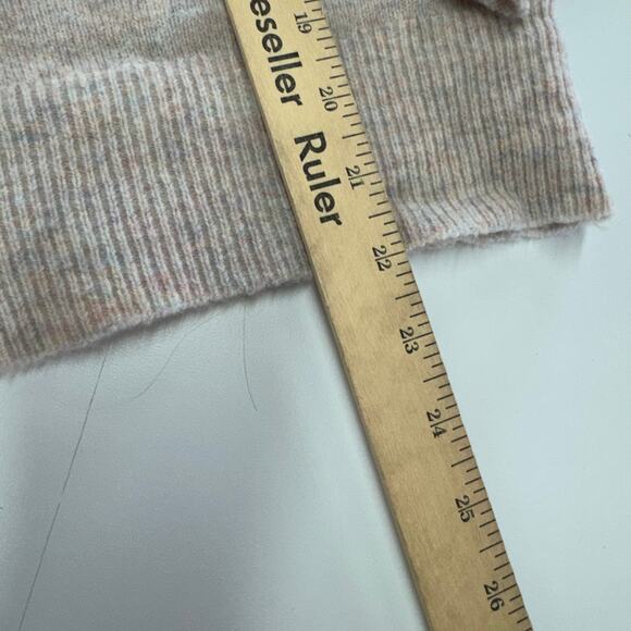 J.Crew Sweater Womens XX Small Pink Fair Isle Yoke Rollneck Supersoft Yarn - Picture 8 of 9